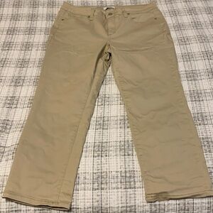 Sonoma size 14 khaki capri pants